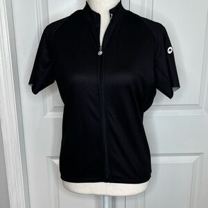 Assos Women’s Cycling Jersey UMA GT C2 Black Pink Full Zip Large Short Sleeve